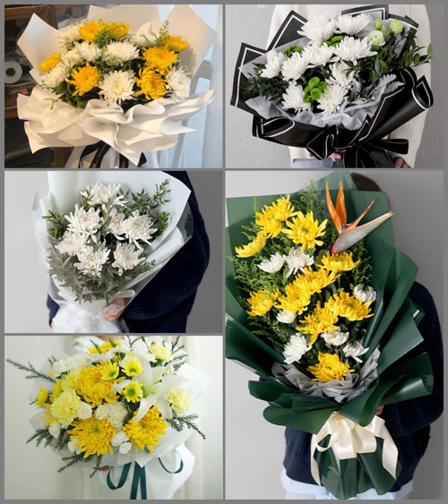 安徽六安市霍邱县乌龙镇响水堰村白事花束代送